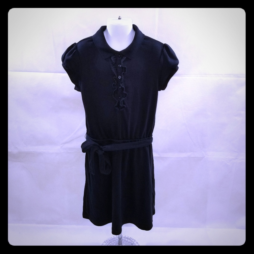 Chaps girls Navy blue uniform dress